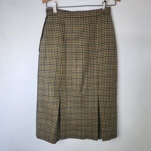 Blarney Woollen Mills Pure Wool Houndstooth Skirt Ireland NWT